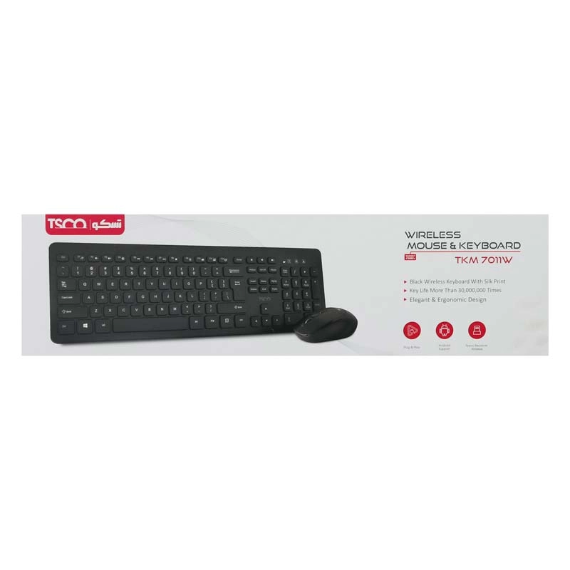 TSCO TKM 7011W Wireless keyboard And Mouse